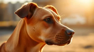 A majestic Afghan Hound standing in an open field, its long, narrow skull and flowing coat highlighting its dolichocephalic features. Learn What Are Dolichocephalic Dogs? and their unique traits.