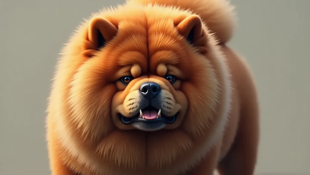 Chow Chow standing proud among the most dangerous dog breeds.
